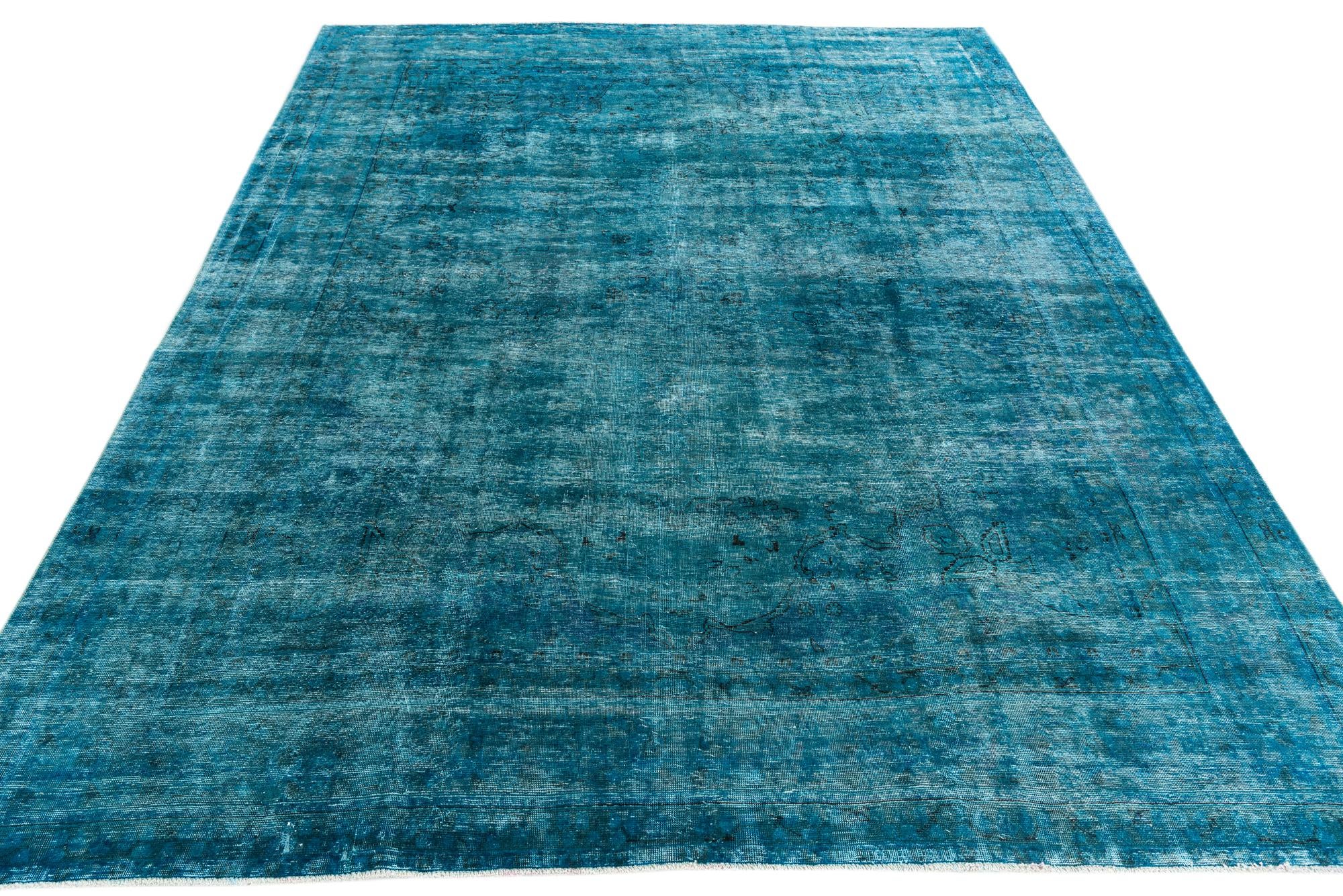 9' 4 x 12' Hand Knotted Ultra Vintage Persian Wool Rug