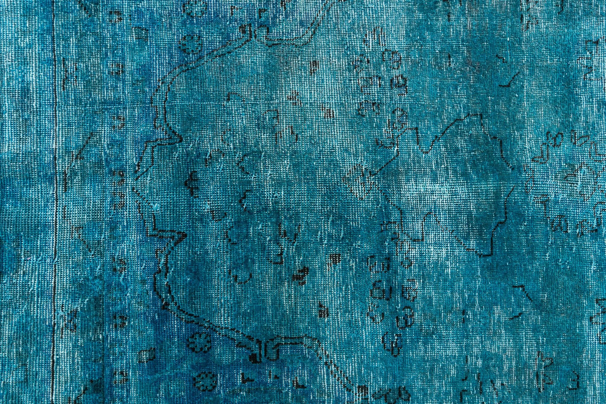 9' 4 x 12' Hand Knotted Ultra Vintage Persian Wool Rug