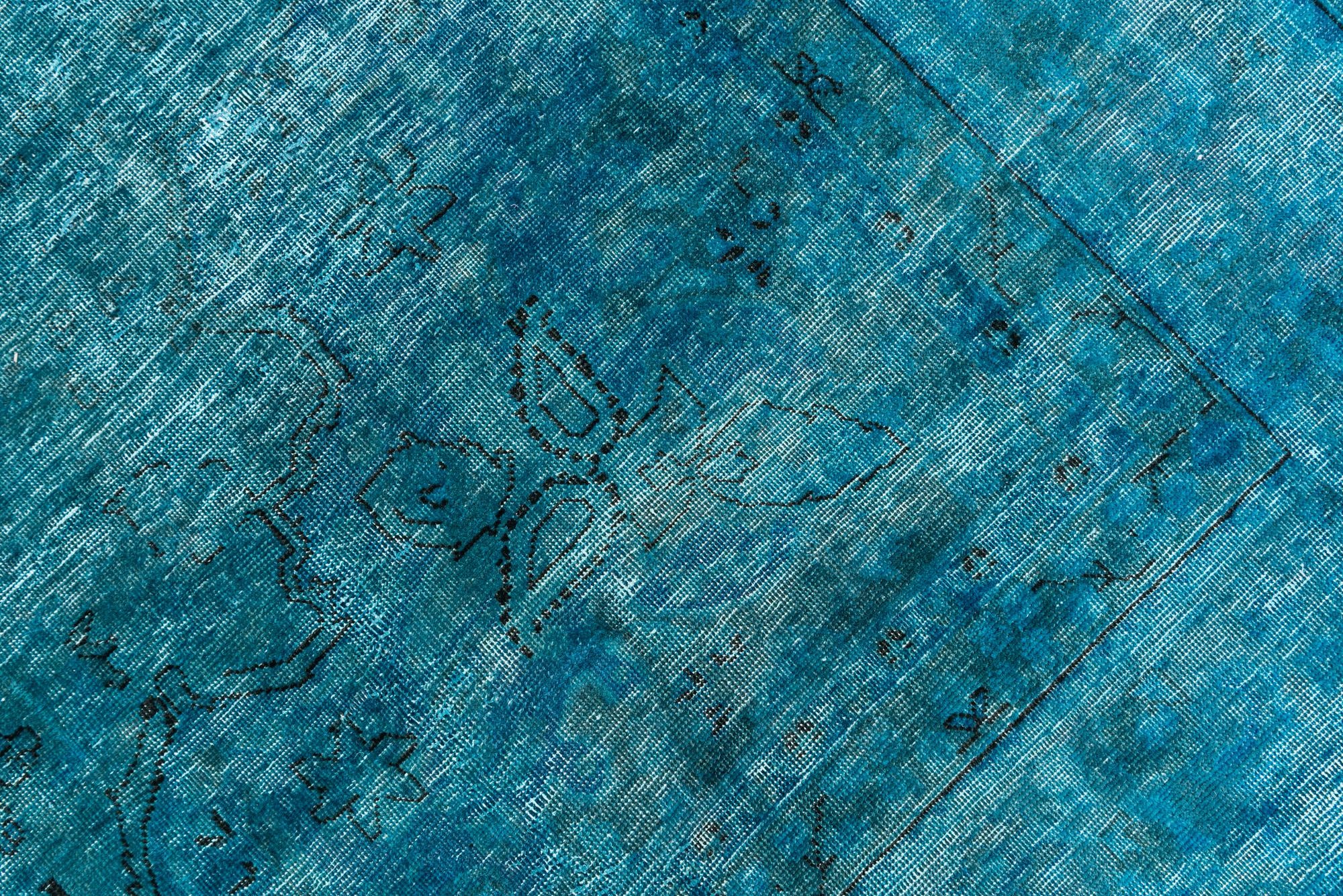 9' 4 x 12' Hand Knotted Ultra Vintage Persian Wool Rug