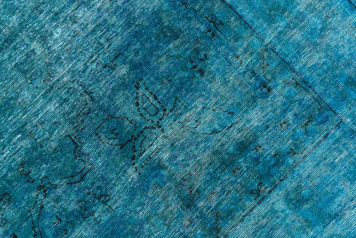 9' 4 x 12' Hand Knotted Ultra Vintage Persian Wool Rug