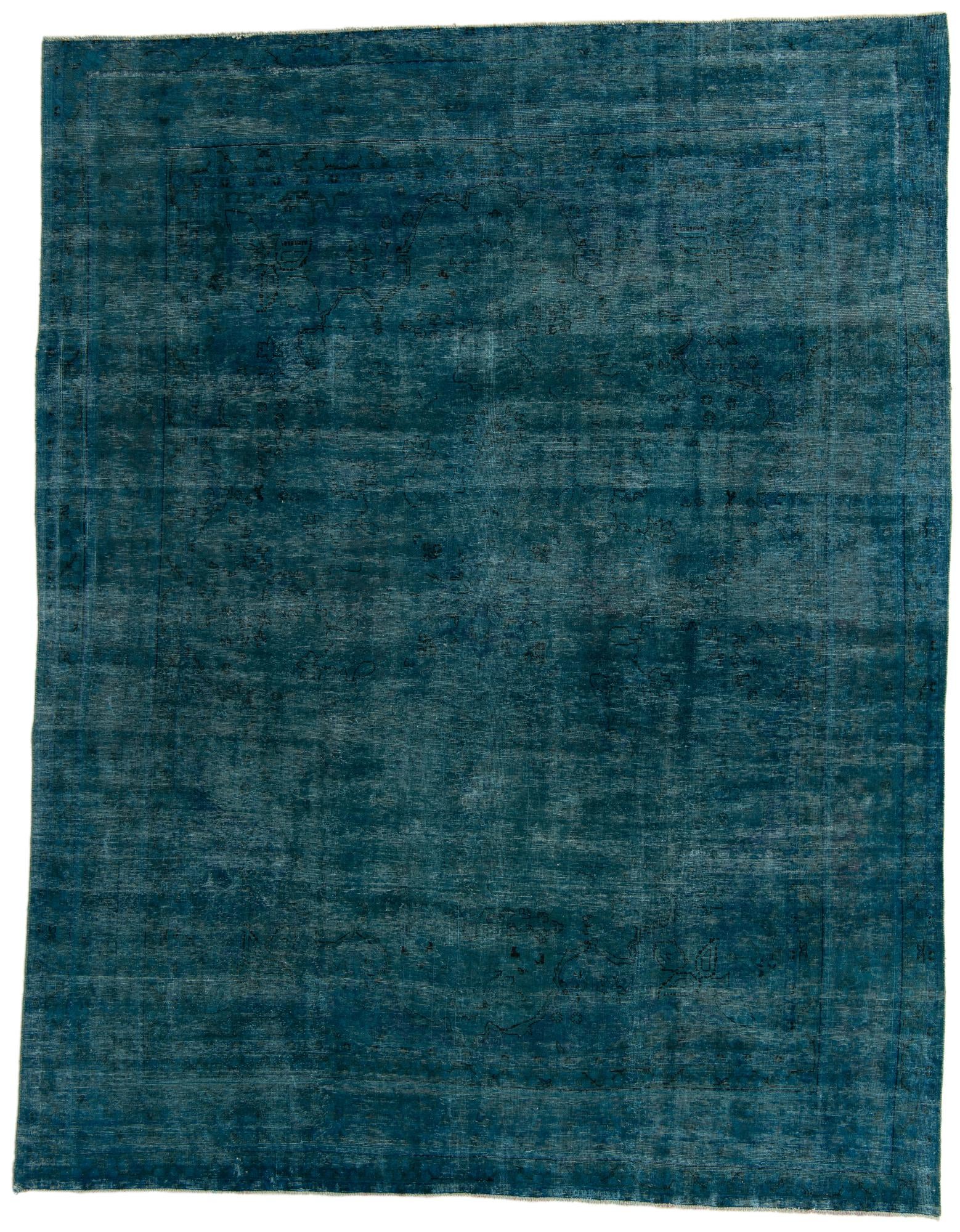9' 4 x 12' Hand Knotted Ultra Vintage Persian Wool Rug