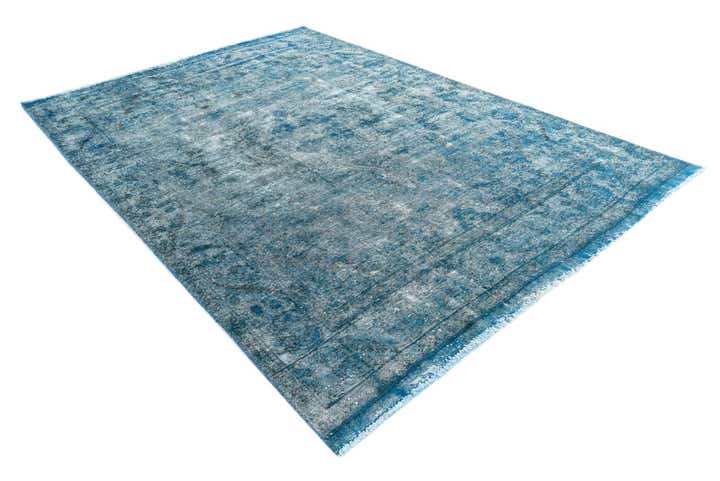 6' 4 x 9' 4 Hand Knotted Ultra Vintage Persian Wool Rug