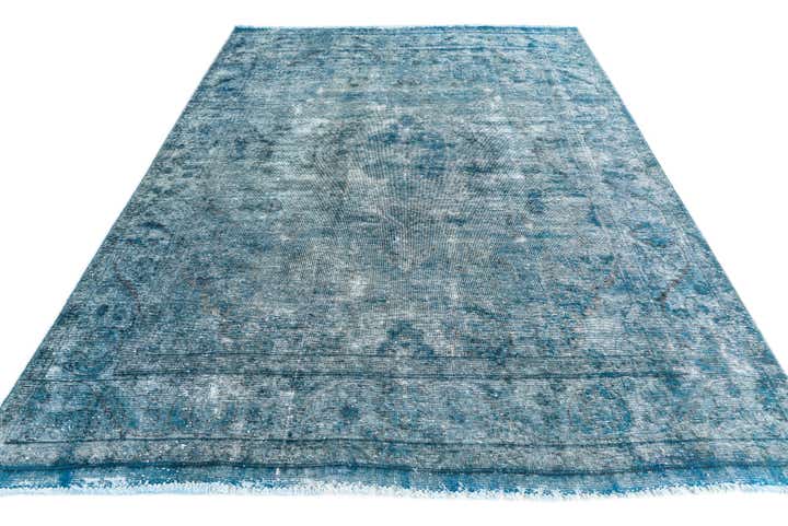 6' 4 x 9' 4 Hand Knotted Ultra Vintage Persian Wool Rug