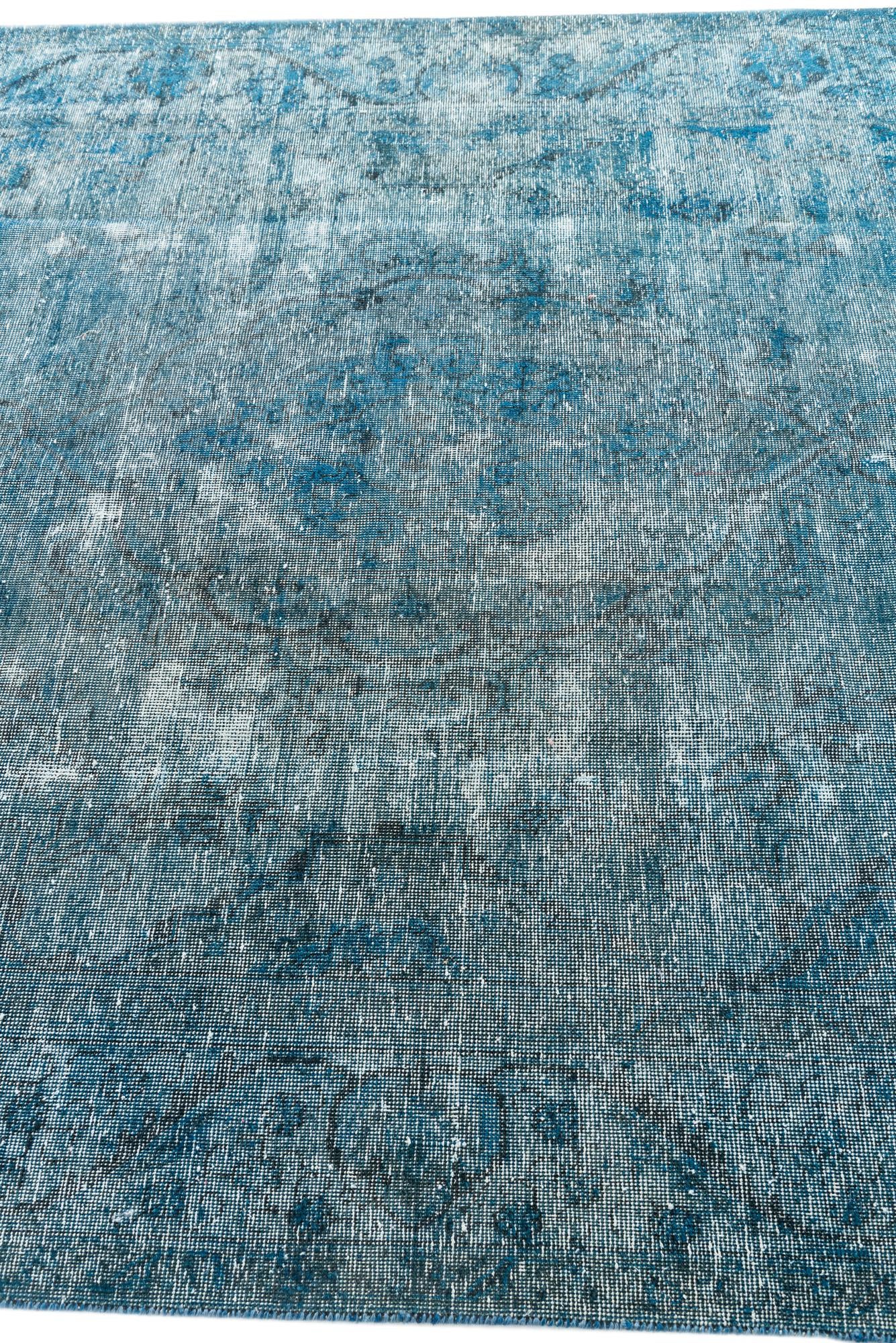 6' 4 x 9' 4 Hand Knotted Ultra Vintage Persian Wool Rug