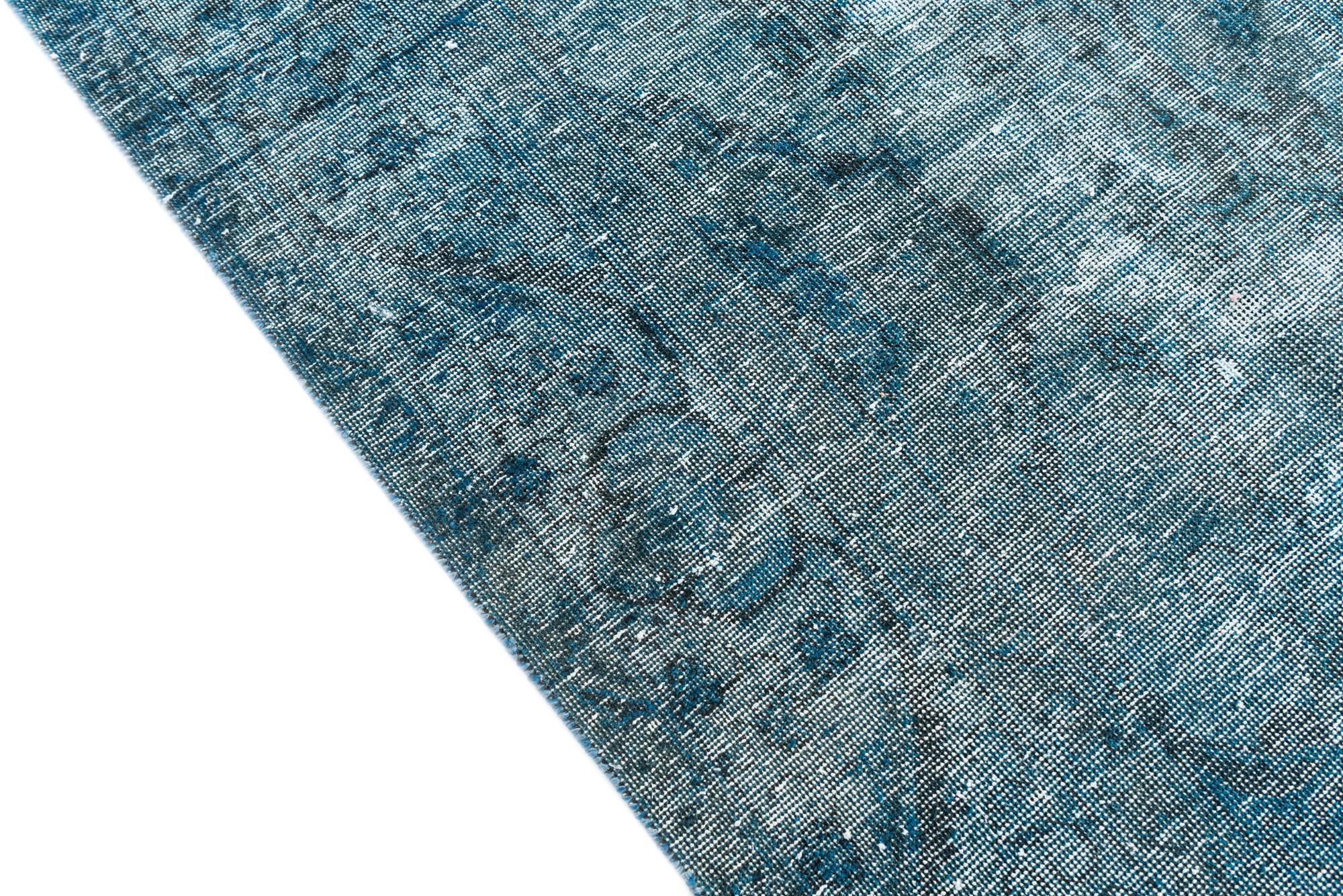 6' 4 x 9' 4 Hand Knotted Ultra Vintage Persian Wool Rug