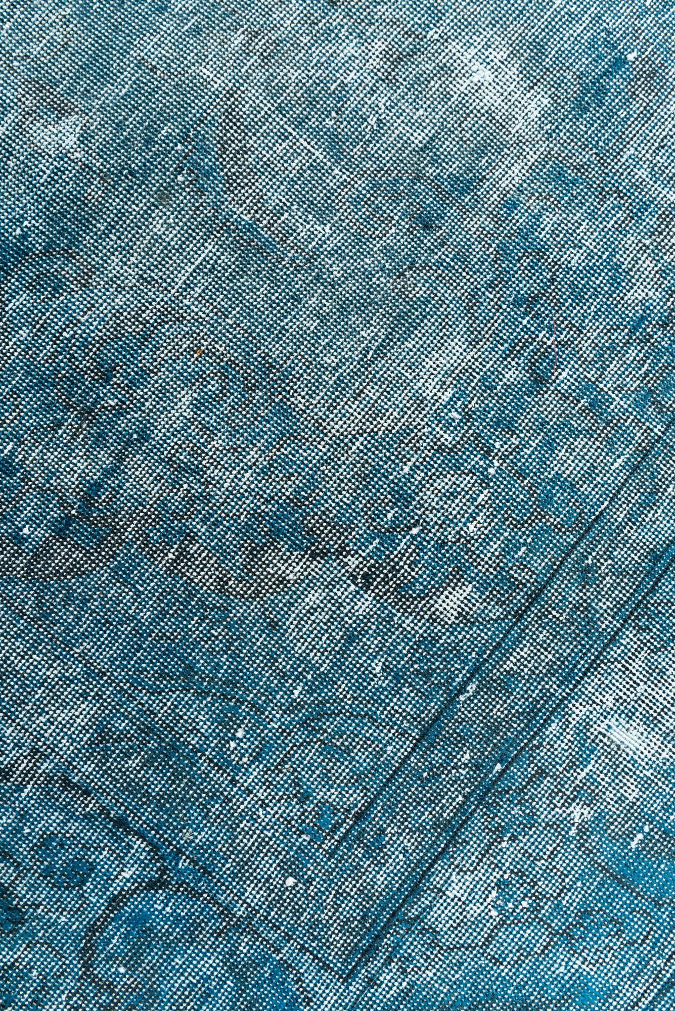 6' 4 x 9' 4 Hand Knotted Ultra Vintage Persian Wool Rug