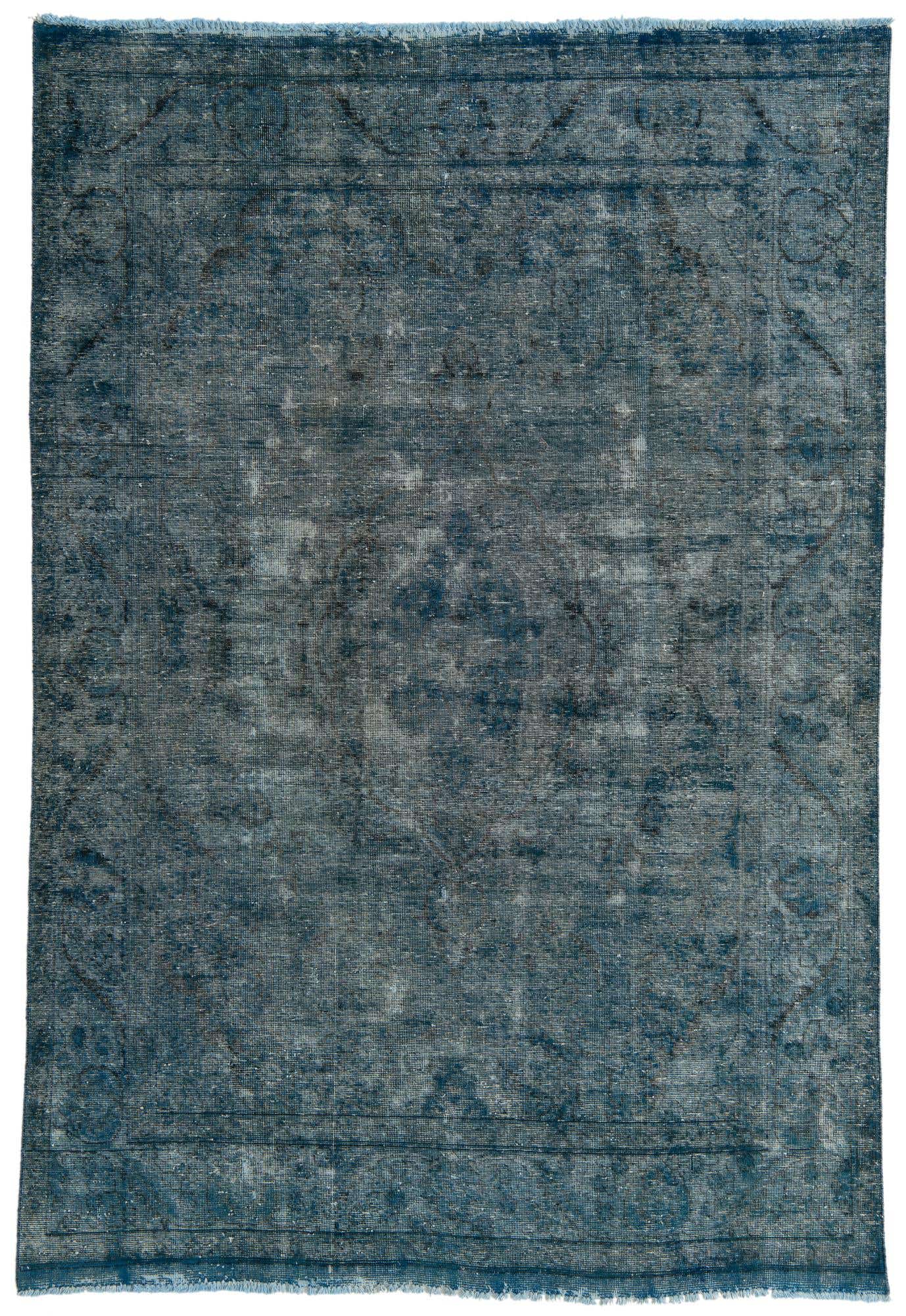 6' 4 x 9' 4 Hand Knotted Ultra Vintage Persian Wool Rug