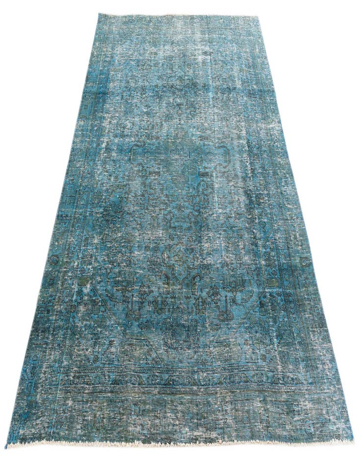 Detail image of 5' 9 x 9'  Hand Knotted Ultra Vintage Persian Wool Rug