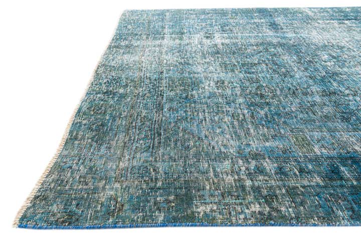5' 9 x 9' Hand Knotted Ultra Vintage Persian Wool Rug