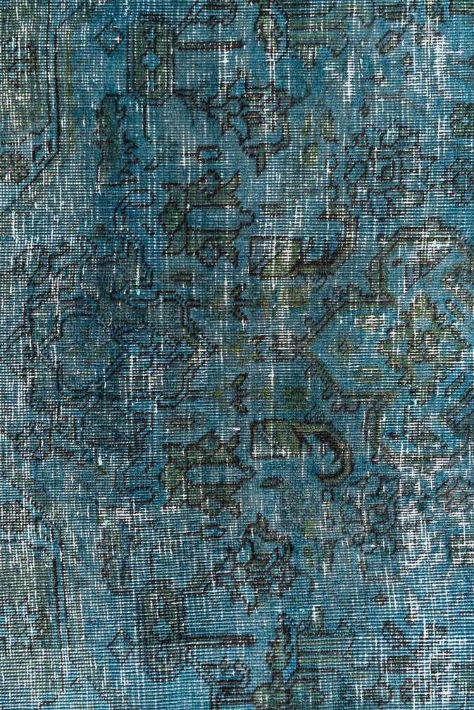 5' 9 x 9' Hand Knotted Ultra Vintage Persian Wool Rug