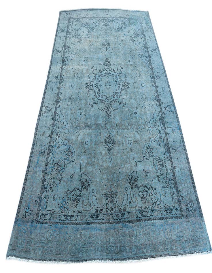 Detail image of 6' 4 x 9' 5  Hand Knotted Ultra Vintage Persian Wool Rug