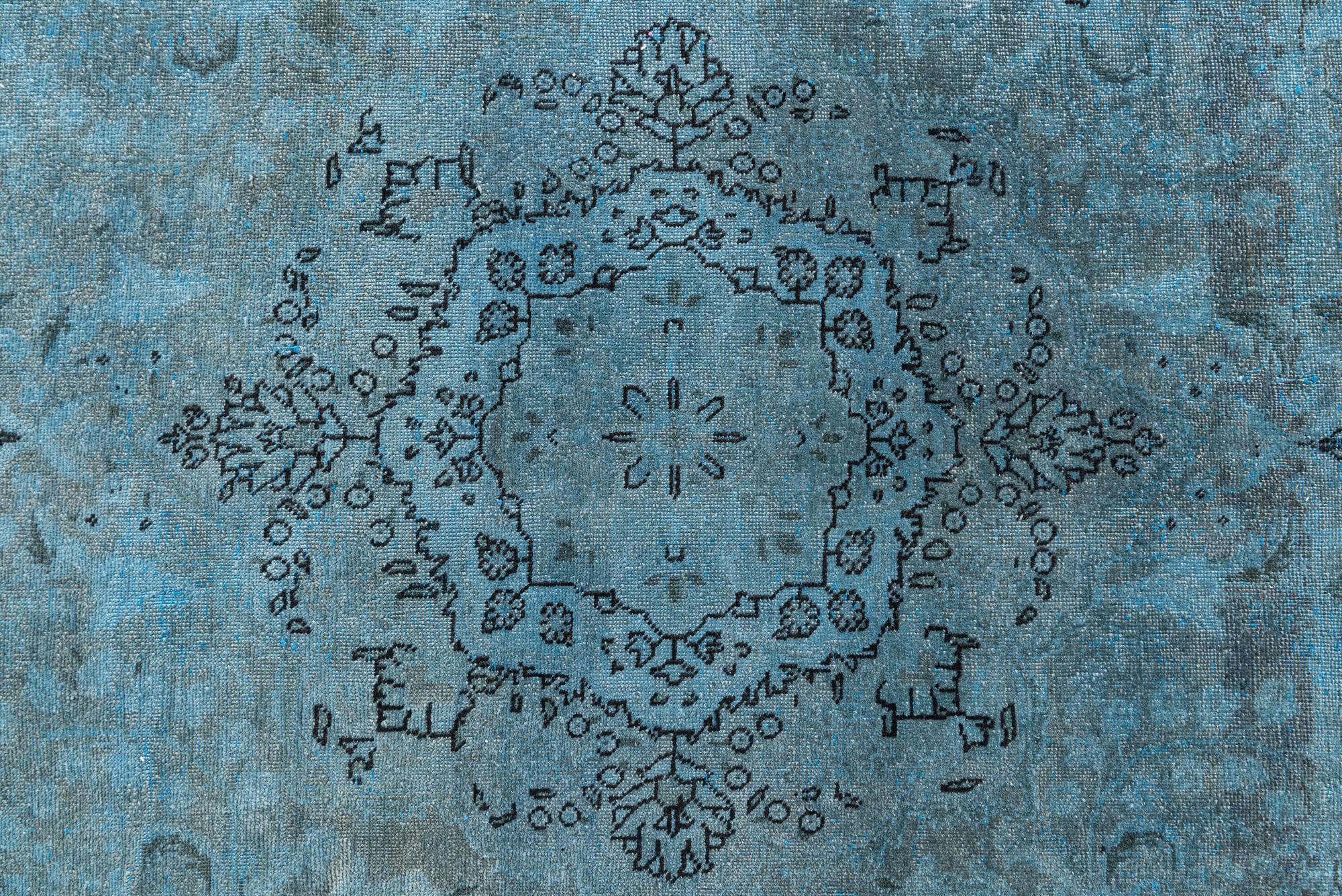 6' 4 x 9' 5 Hand Knotted Ultra Vintage Persian Wool Rug