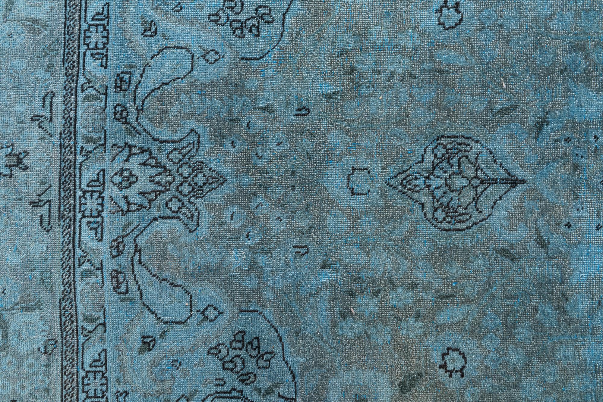 6' 4 x 9' 5 Hand Knotted Ultra Vintage Persian Wool Rug