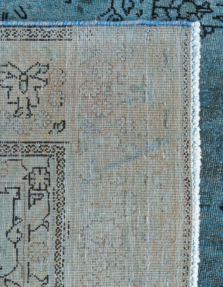 Detail image of 6' 4 x 9' 5  Hand Knotted Ultra Vintage Persian Wool Rug