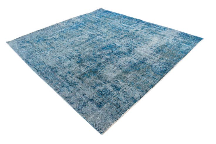 Detail image of 220cm x 230cm Hand Knotted Ultra Vintage Persian Wool Rug