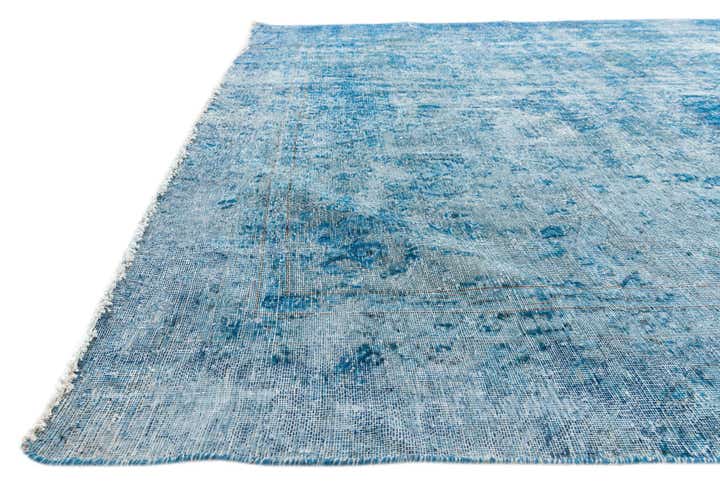 220cm x 230cm Hand Knotted Ultra Vintage Persian Wool Rug