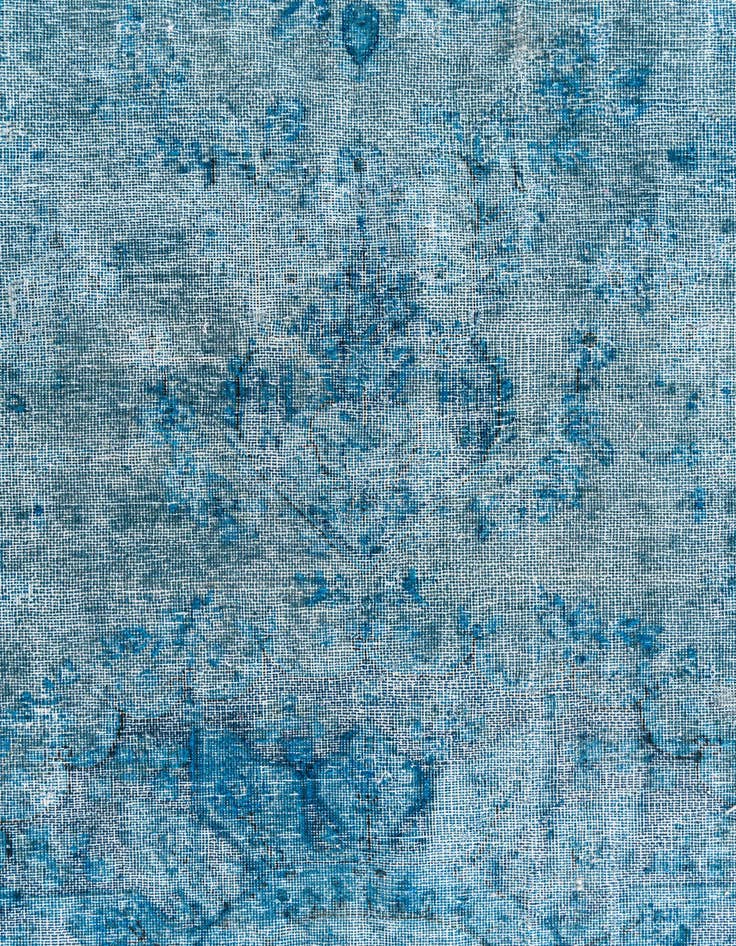 Detail image of 7' 3 x 7' 7  Hand Knotted Ultra Vintage Persian Wool Rug