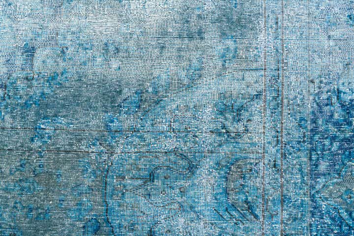 220cm x 230cm Hand Knotted Ultra Vintage Persian Wool Rug