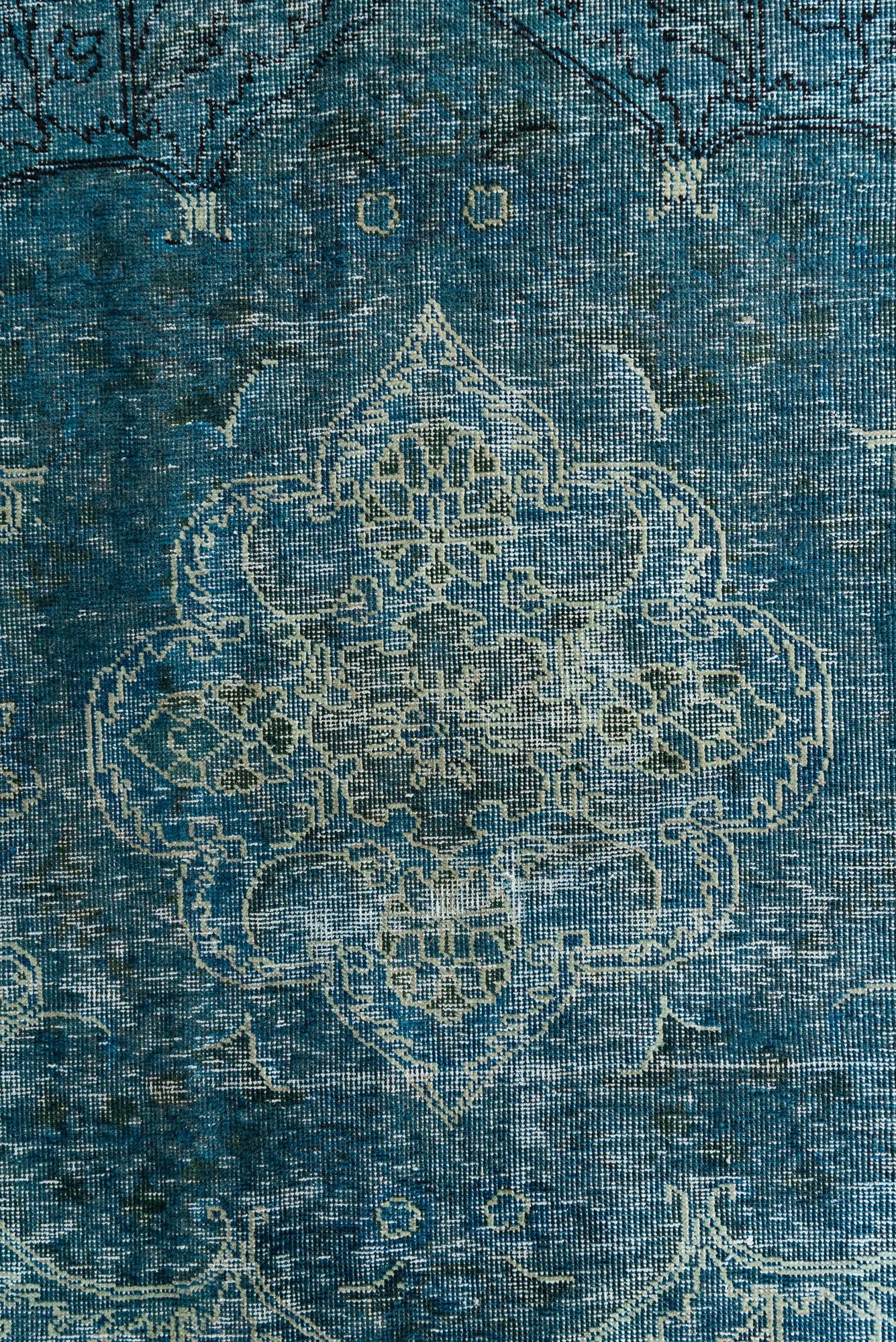 10' x 12' Hand Knotted Ultra Vintage Persian Wool Rug