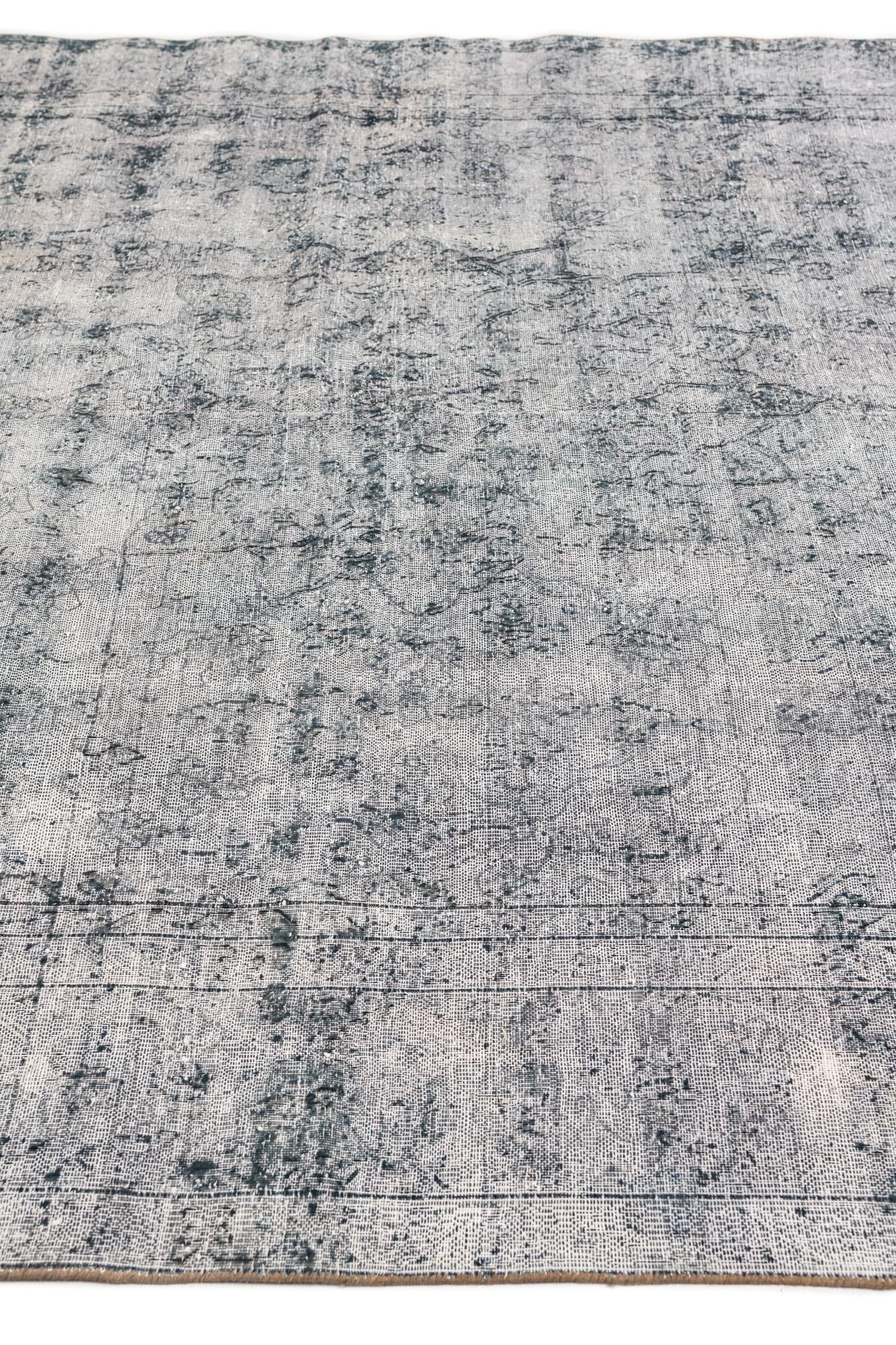 9' 2 x 12' 7 Hand Knotted Ultra Vintage Persian Wool Rug