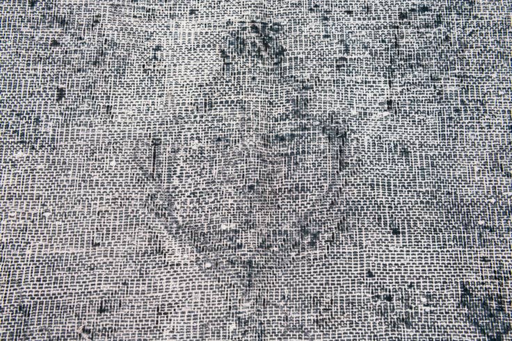 Detail image of 9' 2 x 12' 7 Hand Knotted Ultra Vintage Persian Wool Rug