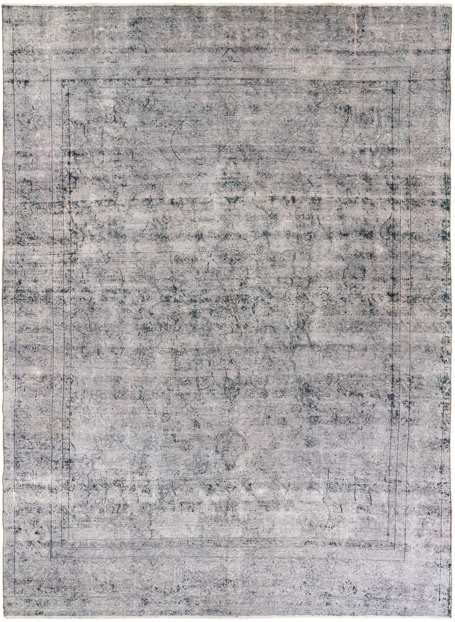 9' 2 x 12' 7 Hand Knotted Ultra Vintage Persian Wool Rug