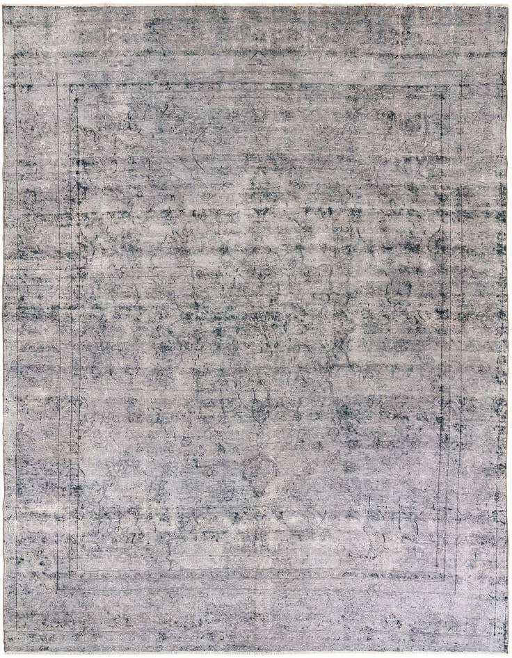 Detail image of 9' 2 x 12' 7 Hand Knotted Ultra Vintage Persian Wool Rug