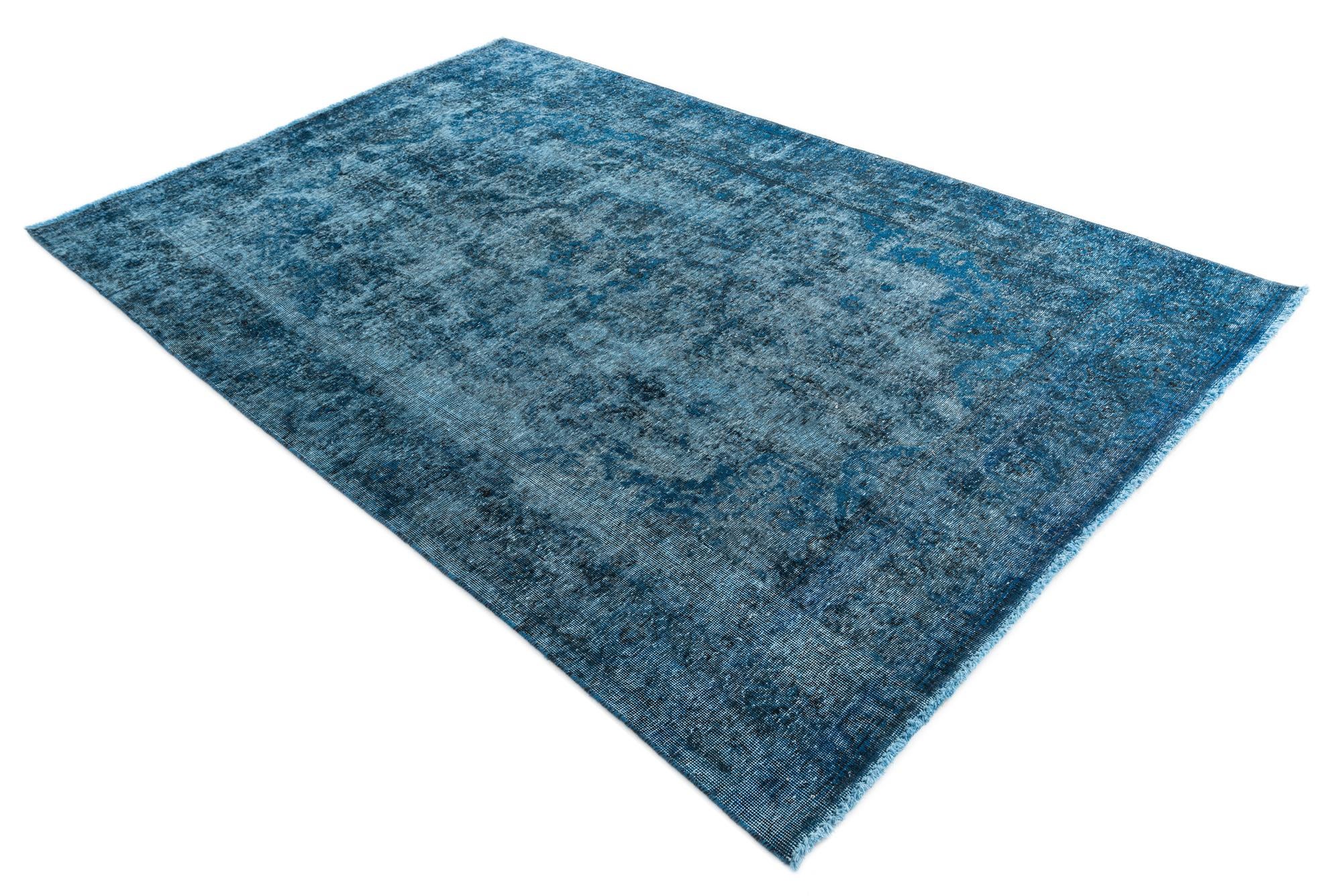6' 4 x 9' 10 Hand Knotted Ultra Vintage Persian Wool Rug