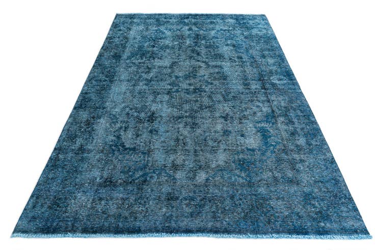 Detail image of 6' 4 x 9' 10 Hand Knotted Ultra Vintage Persian Wool Rug