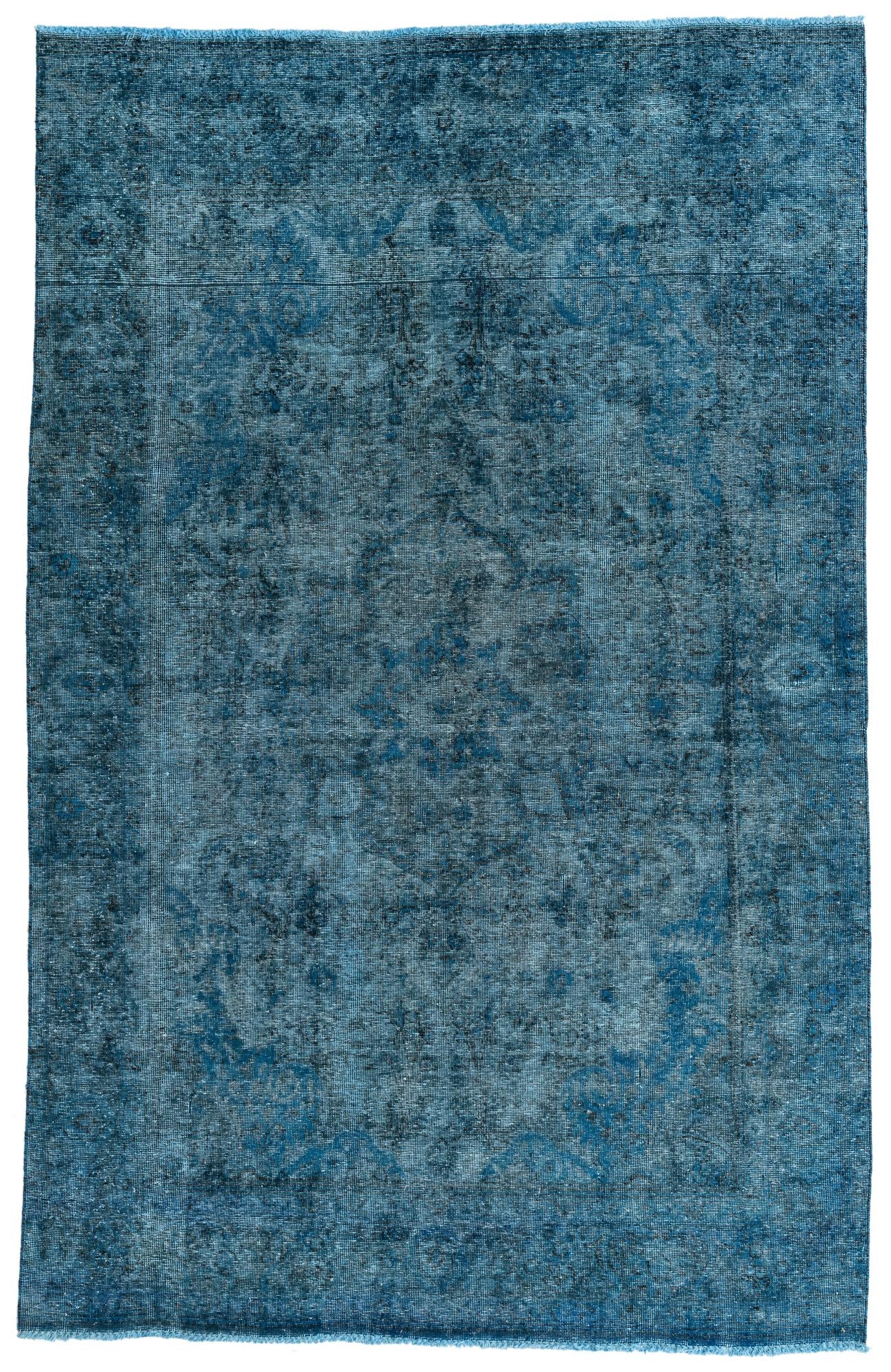 6' 4 x 9' 10 Hand Knotted Ultra Vintage Persian Wool Rug
