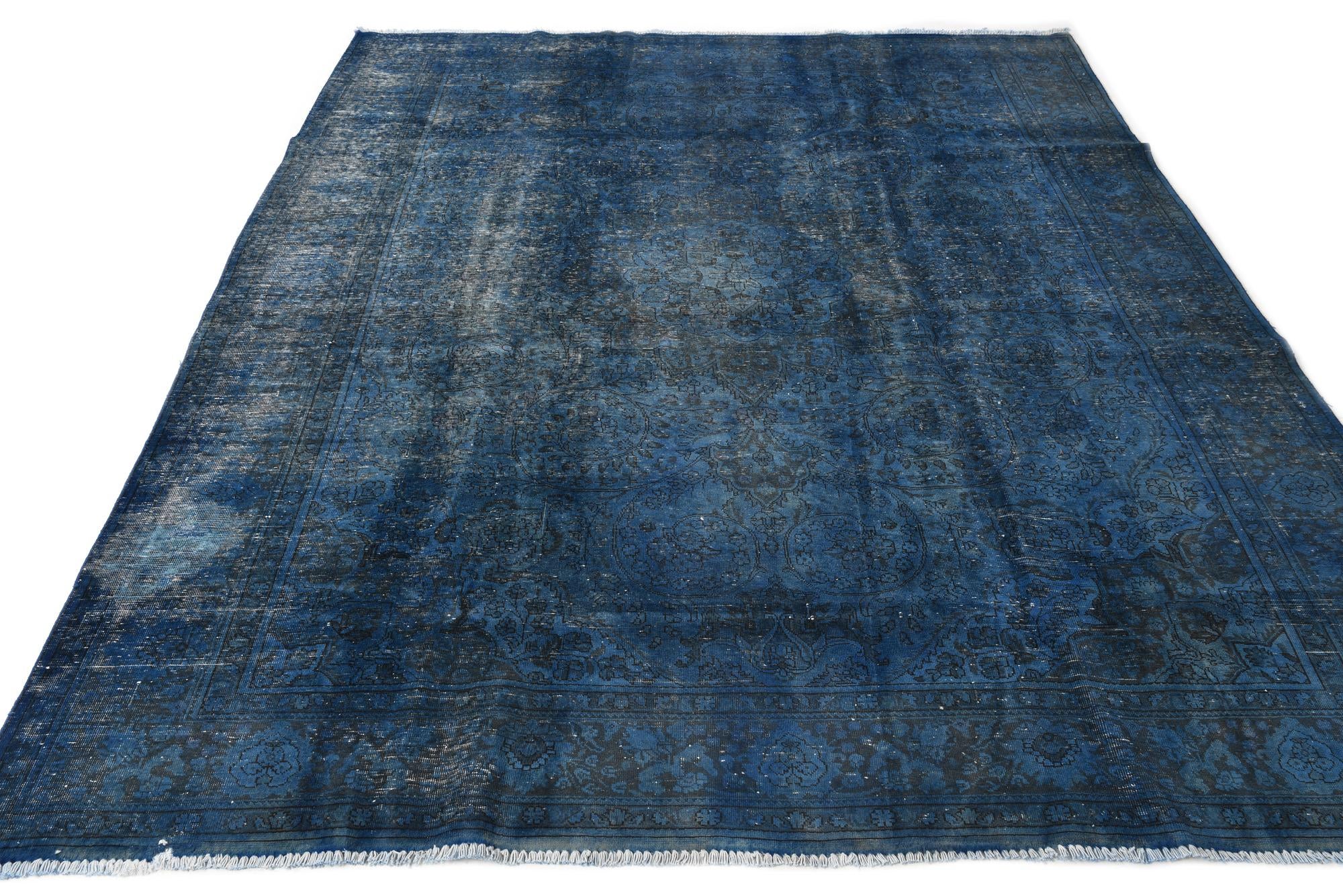 9' 9 x 12' 6 Hand Knotted Ultra Vintage Persian Wool Rug