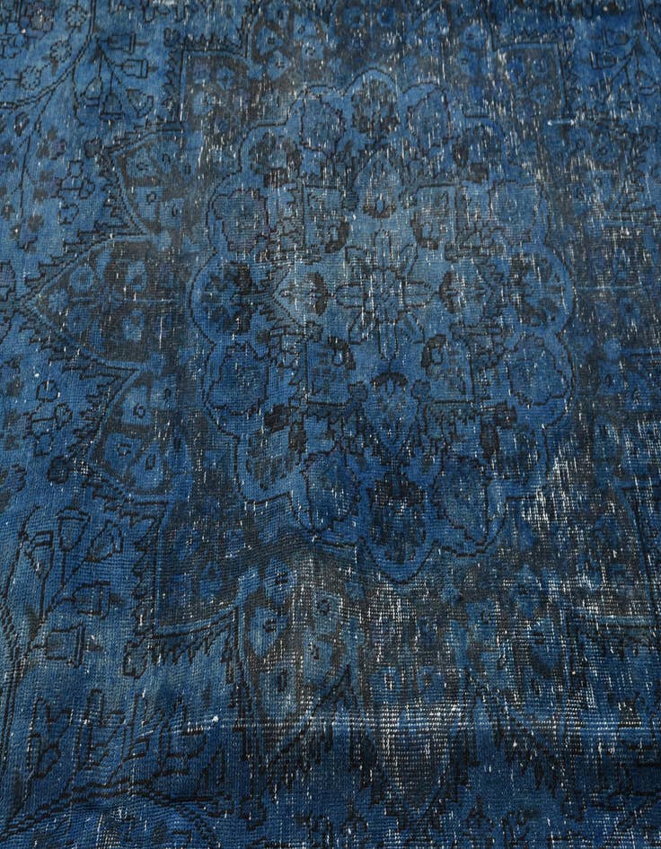 Detail image of 9' 9 x 12' 6  Hand Knotted Ultra Vintage Persian Wool Rug