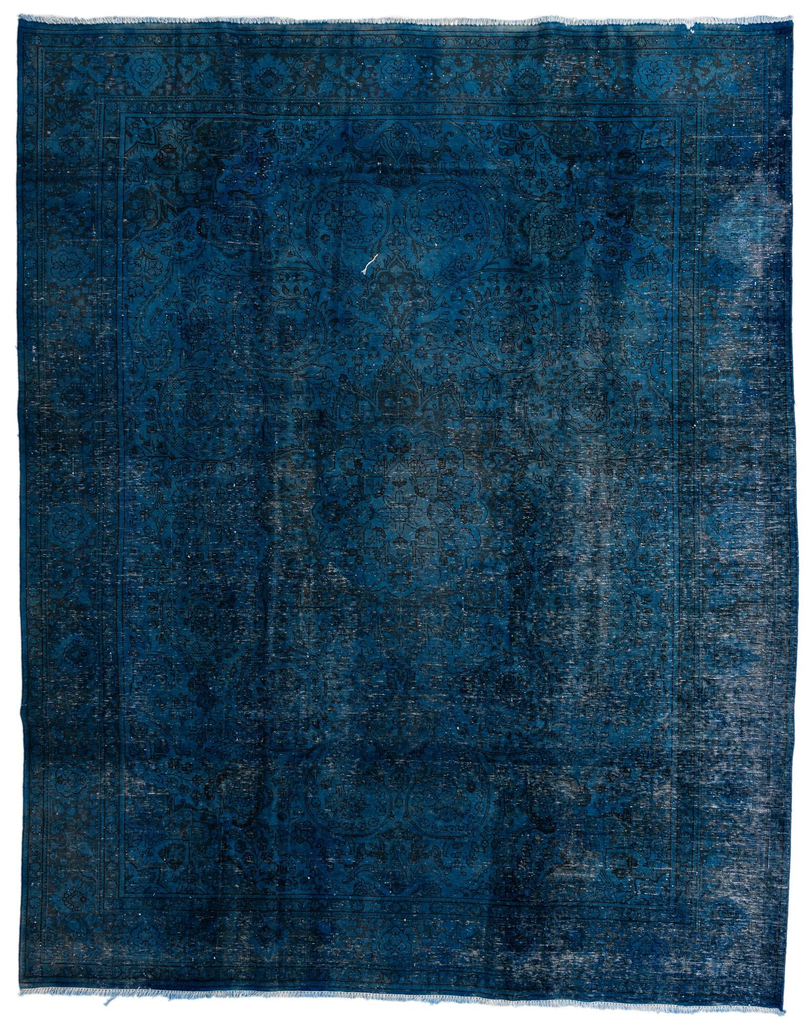 9' 9 x 12' 6 Hand Knotted Ultra Vintage Persian Wool Rug