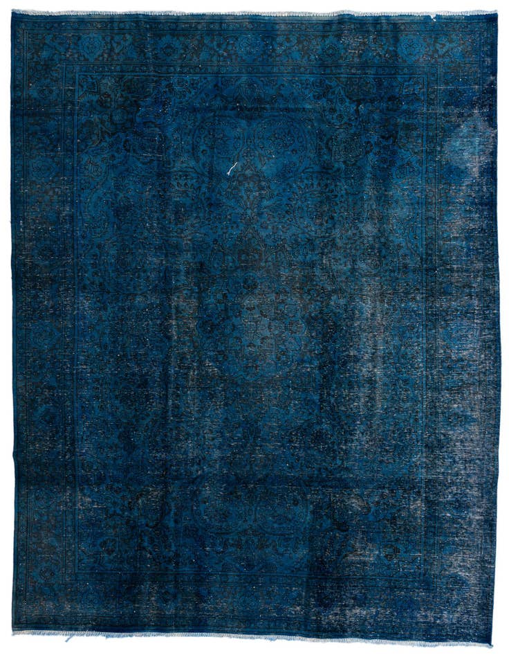 Detail image of 9' 9 x 12' 6 Hand Knotted Ultra Vintage Persian Wool Rug
