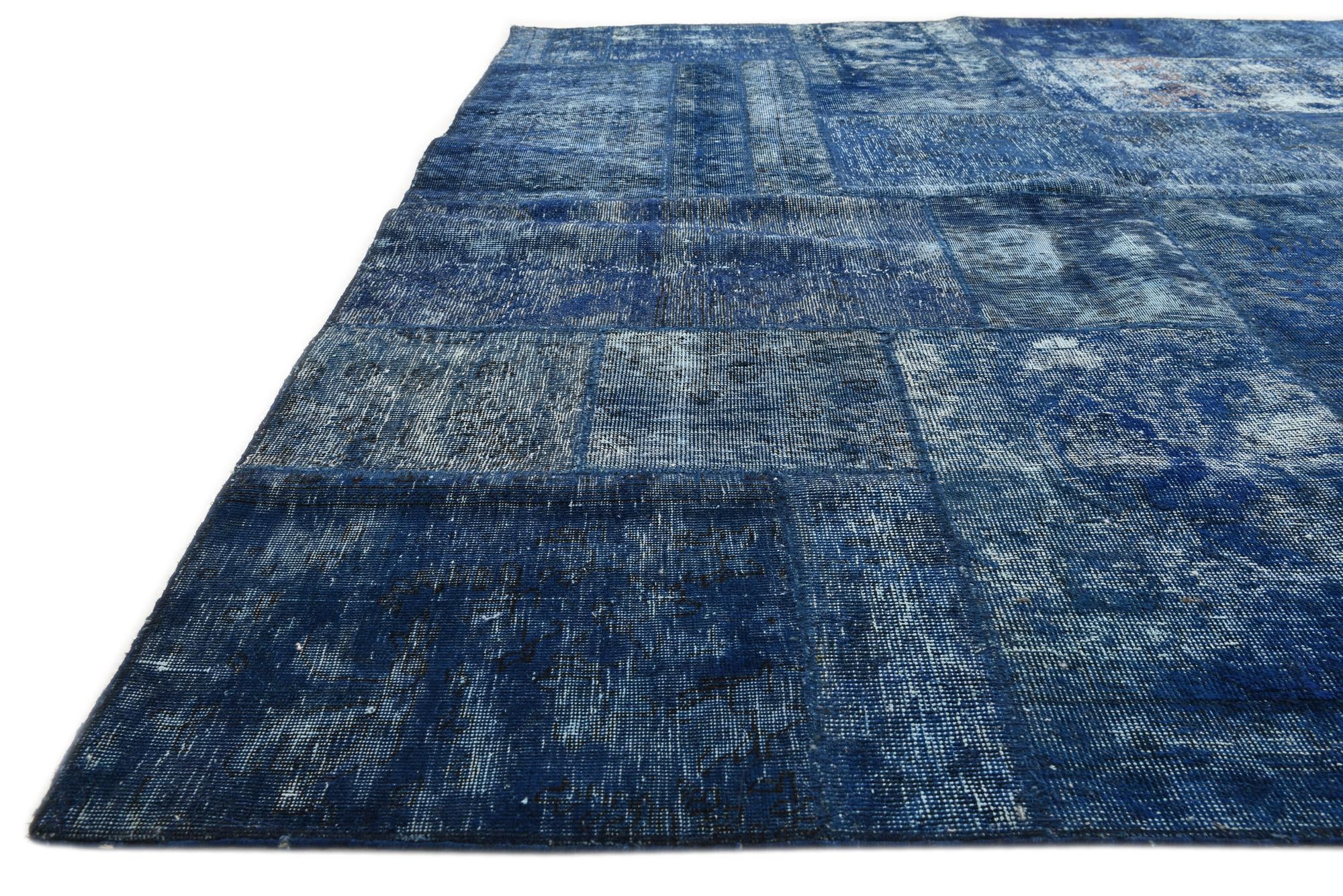7' 5 x 12' 9 Hand Knotted Ultra Vintage Persian Wool Rug