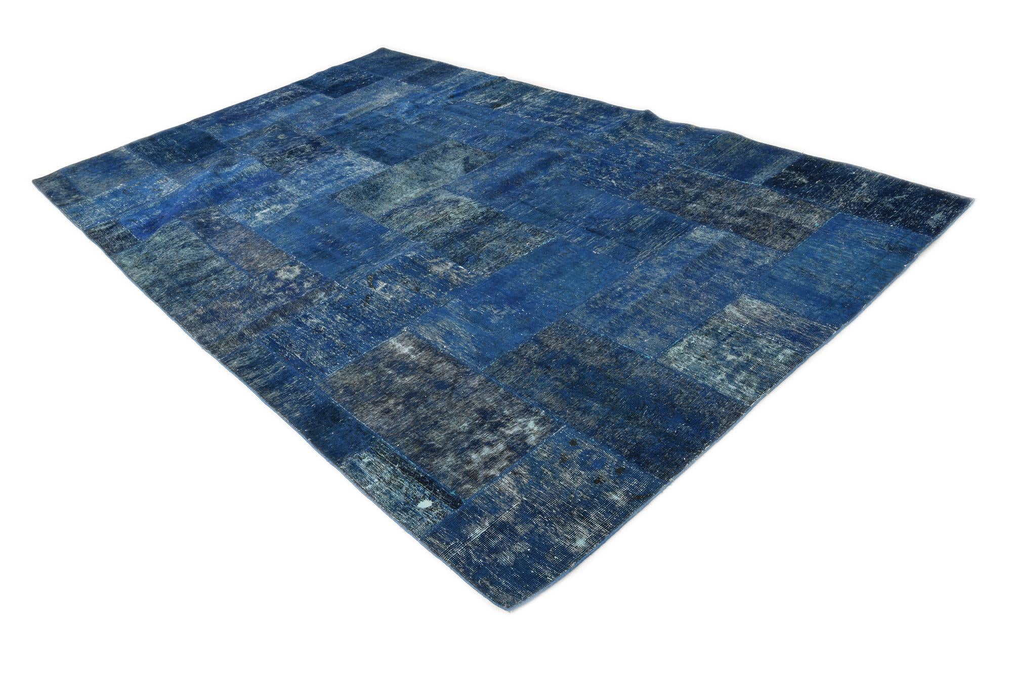 7' 3 x 12' Hand Knotted Ultra Vintage Persian Wool Rug