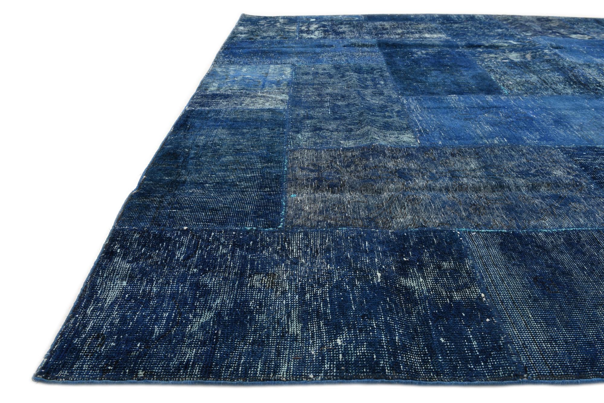 7' 3 x 12' Hand Knotted Ultra Vintage Persian Wool Rug