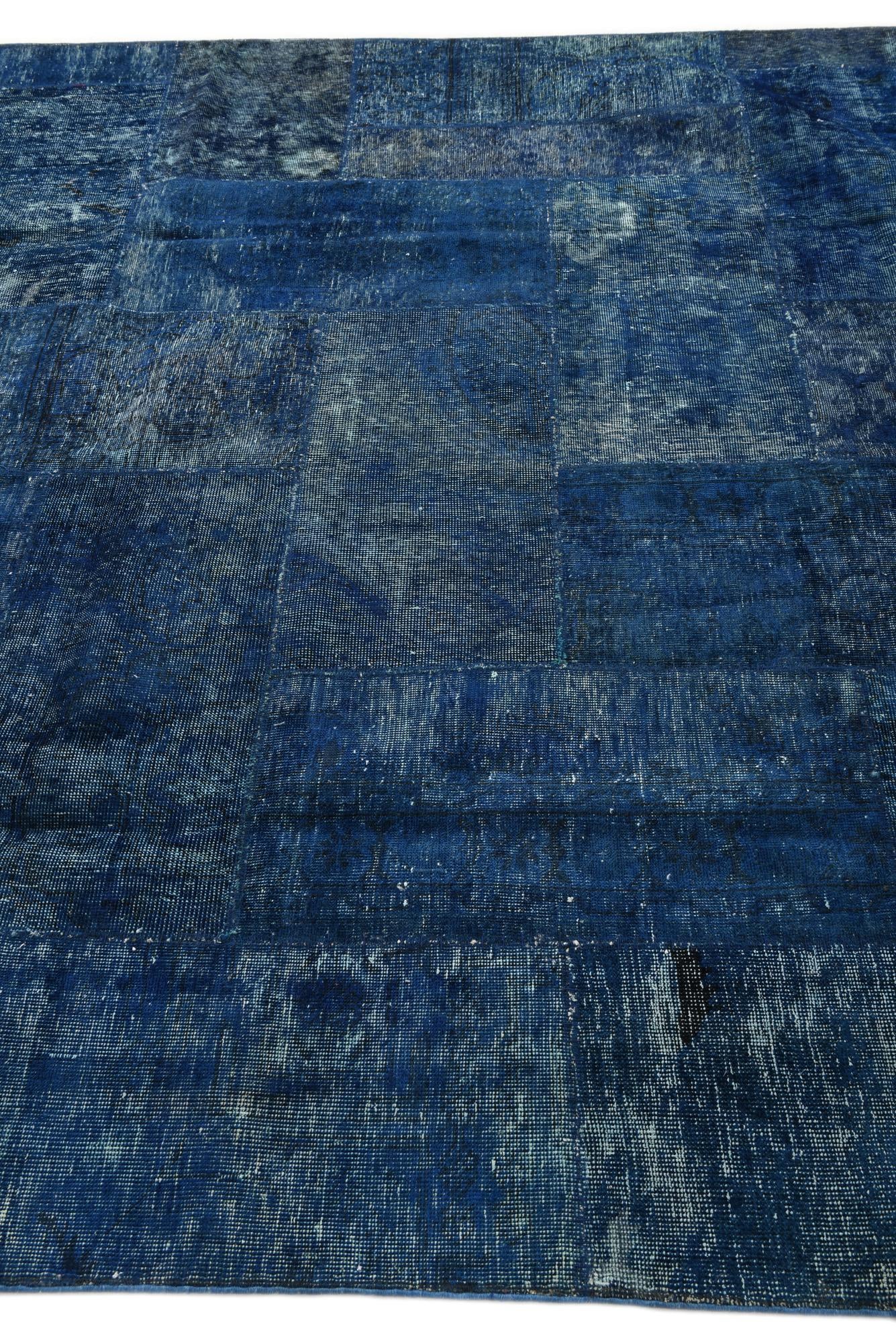 7' 3 x 12' Hand Knotted Ultra Vintage Persian Wool Rug