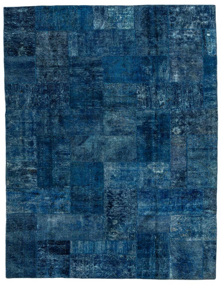 Detail image of 7' 3 x 12' Hand Knotted Ultra Vintage Persian Wool Rug