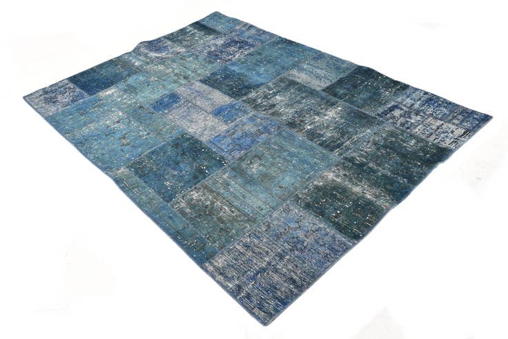 Detail image of 4' 11 x 6' 9 Hand Knotted Ultra Vintage Persian Wool Rug