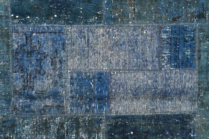 4' 11 x 6' 9 Hand Knotted Ultra Vintage Persian Wool Rug