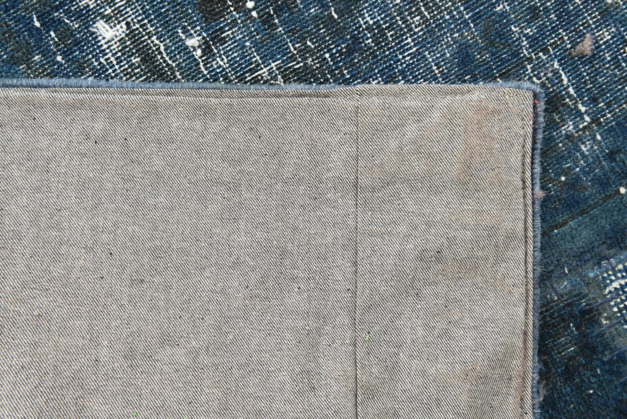 4' 11 x 6' 9 Hand Knotted Ultra Vintage Persian Wool Rug