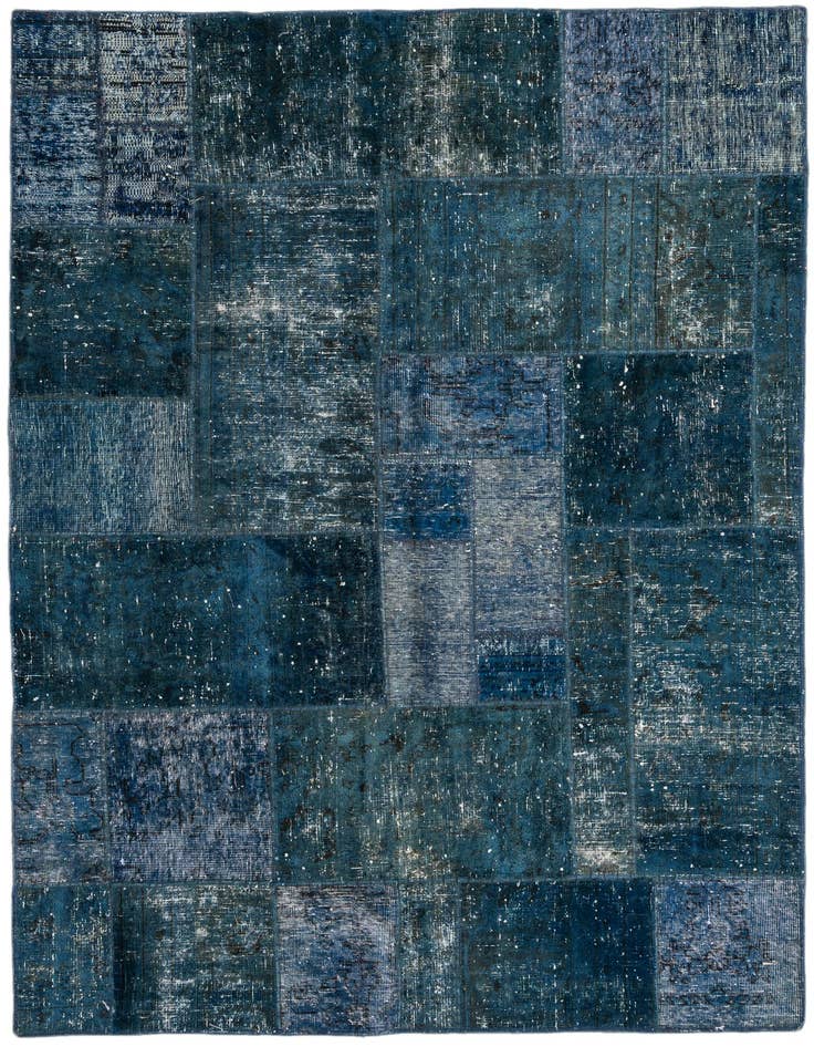 Detail image of 4' 11 x 6' 9 Hand Knotted Ultra Vintage Persian Wool Rug