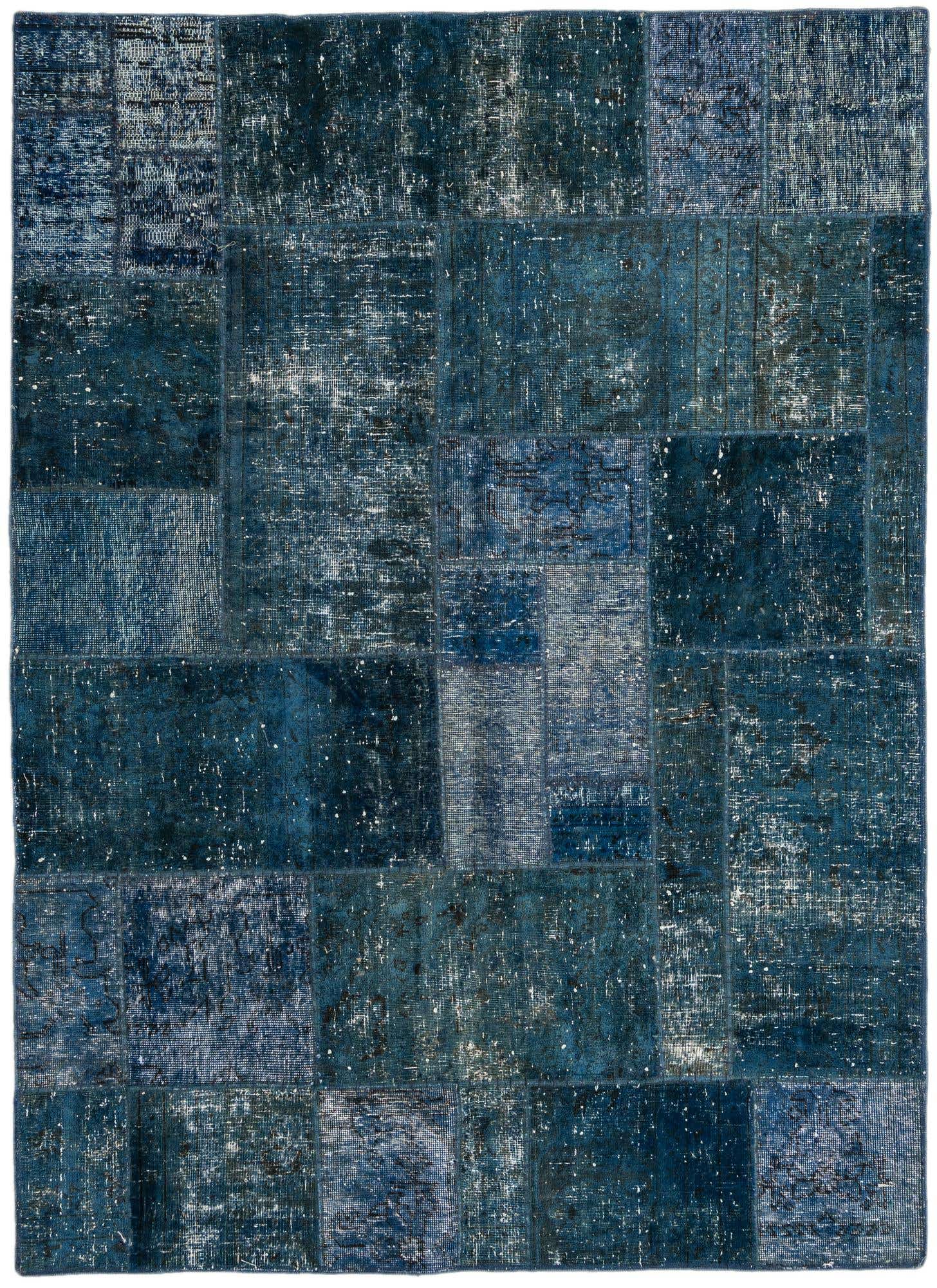 4' 11 x 6' 9 Hand Knotted Ultra Vintage Persian Wool Rug