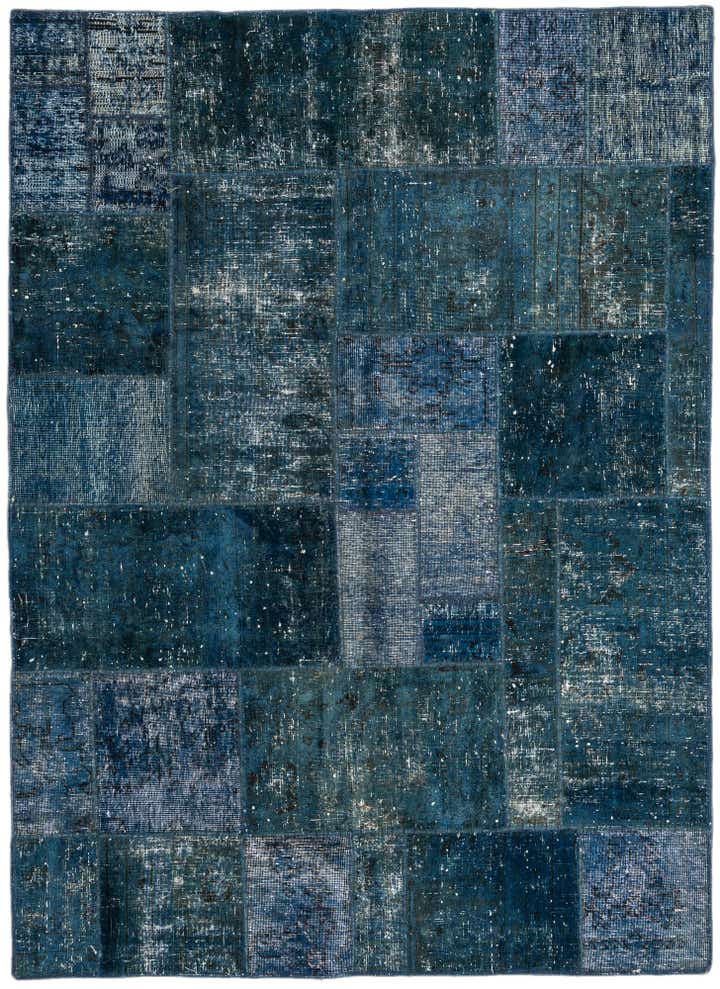 4' 11 x 6' 9 Hand Knotted Ultra Vintage Persian Wool Rug