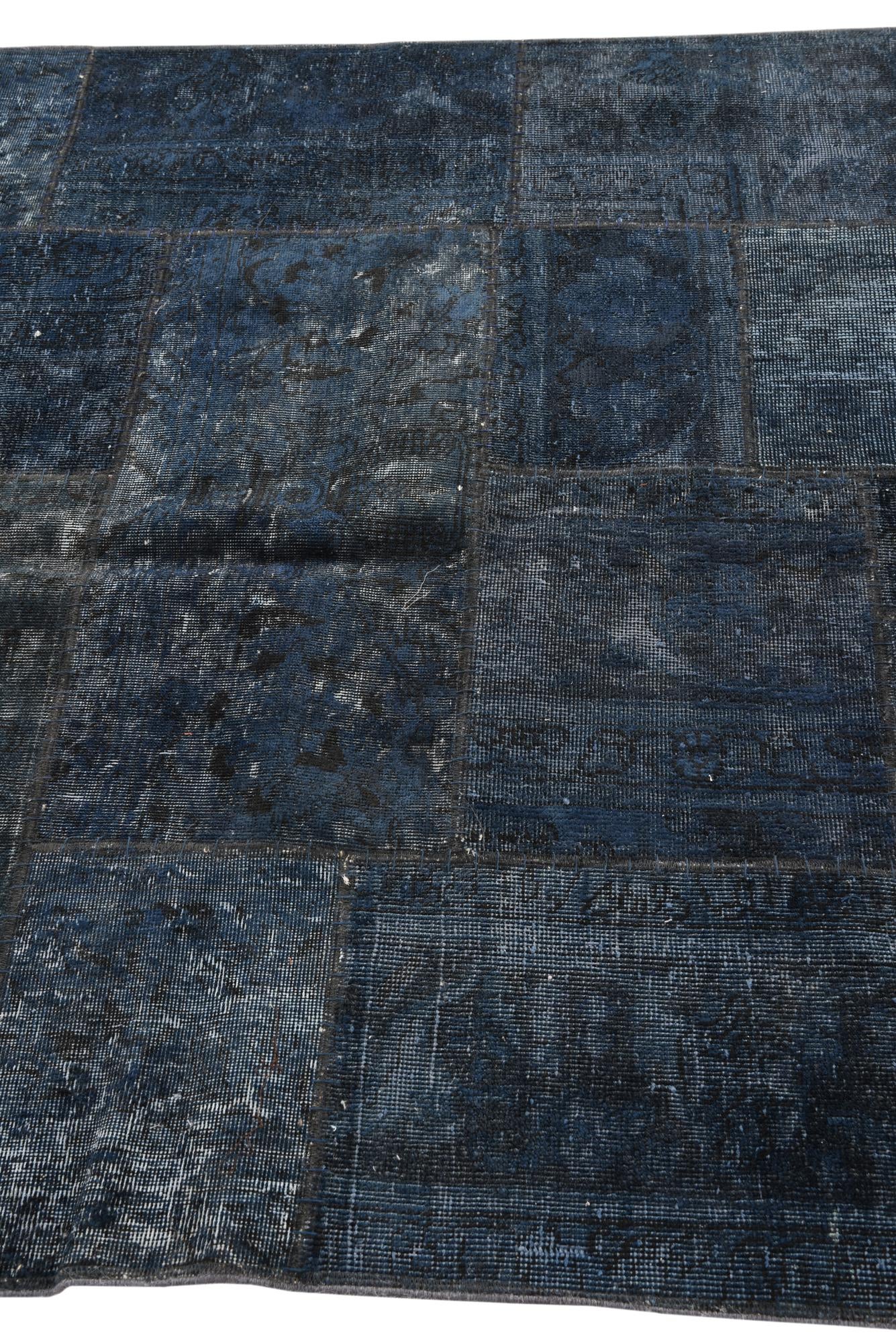 4' 9 x 6' 9 Hand Knotted Ultra Vintage Persian Wool Rug