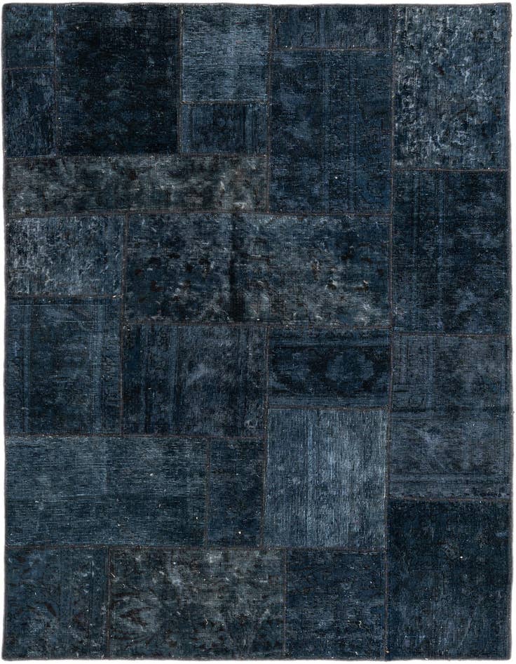Detail image of 4' 9 x 6' 9 Hand Knotted Ultra Vintage Persian Wool Rug