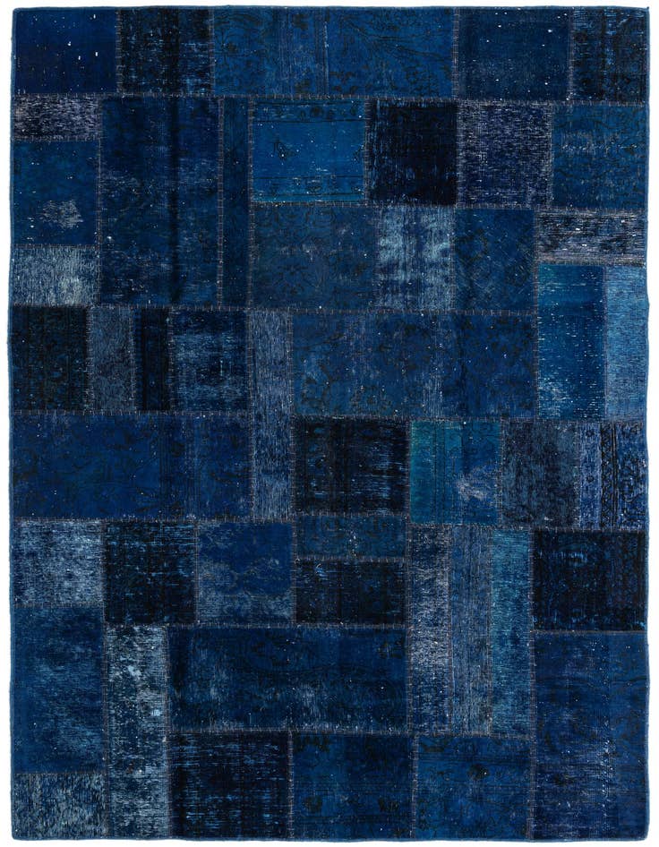 Detail image of 6' x 9' Hand Knotted Ultra Vintage Persian Wool Rug