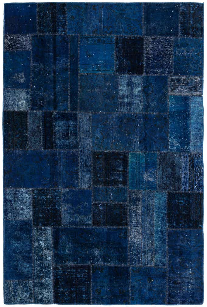 6' x 9' Hand Knotted Ultra Vintage Persian Wool Rug