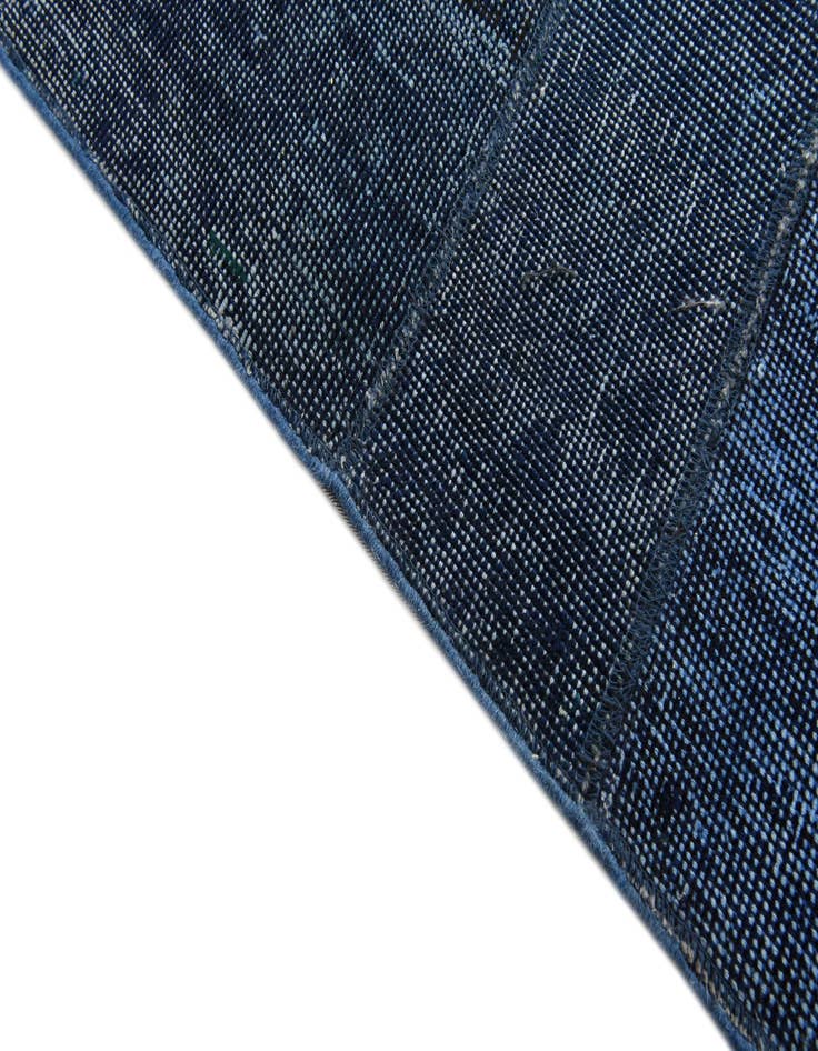 Detail image of 6' 10 x 11'  Hand Knotted Ultra Vintage Persian Wool Rug